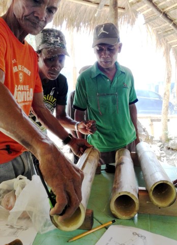 dampay - measuring bamboo