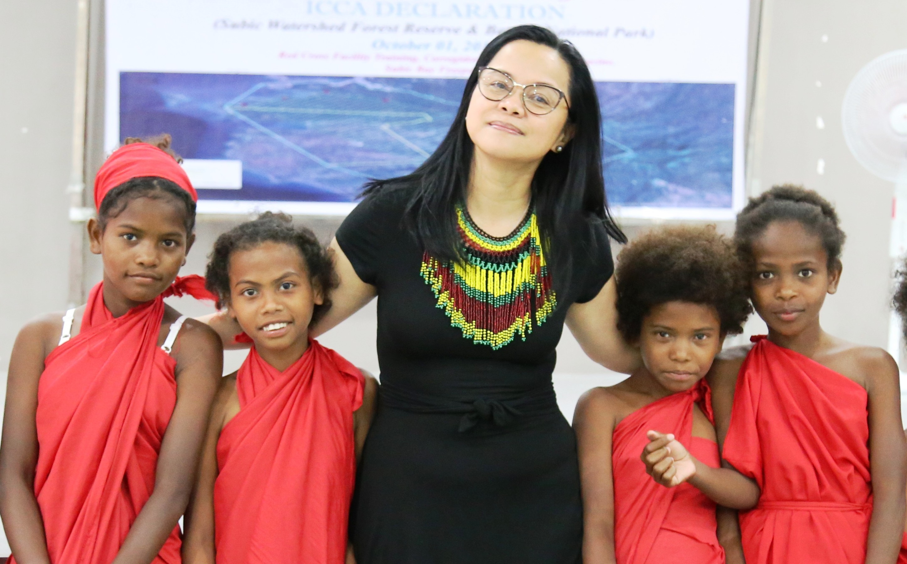 chairman eisma with ayta kids
