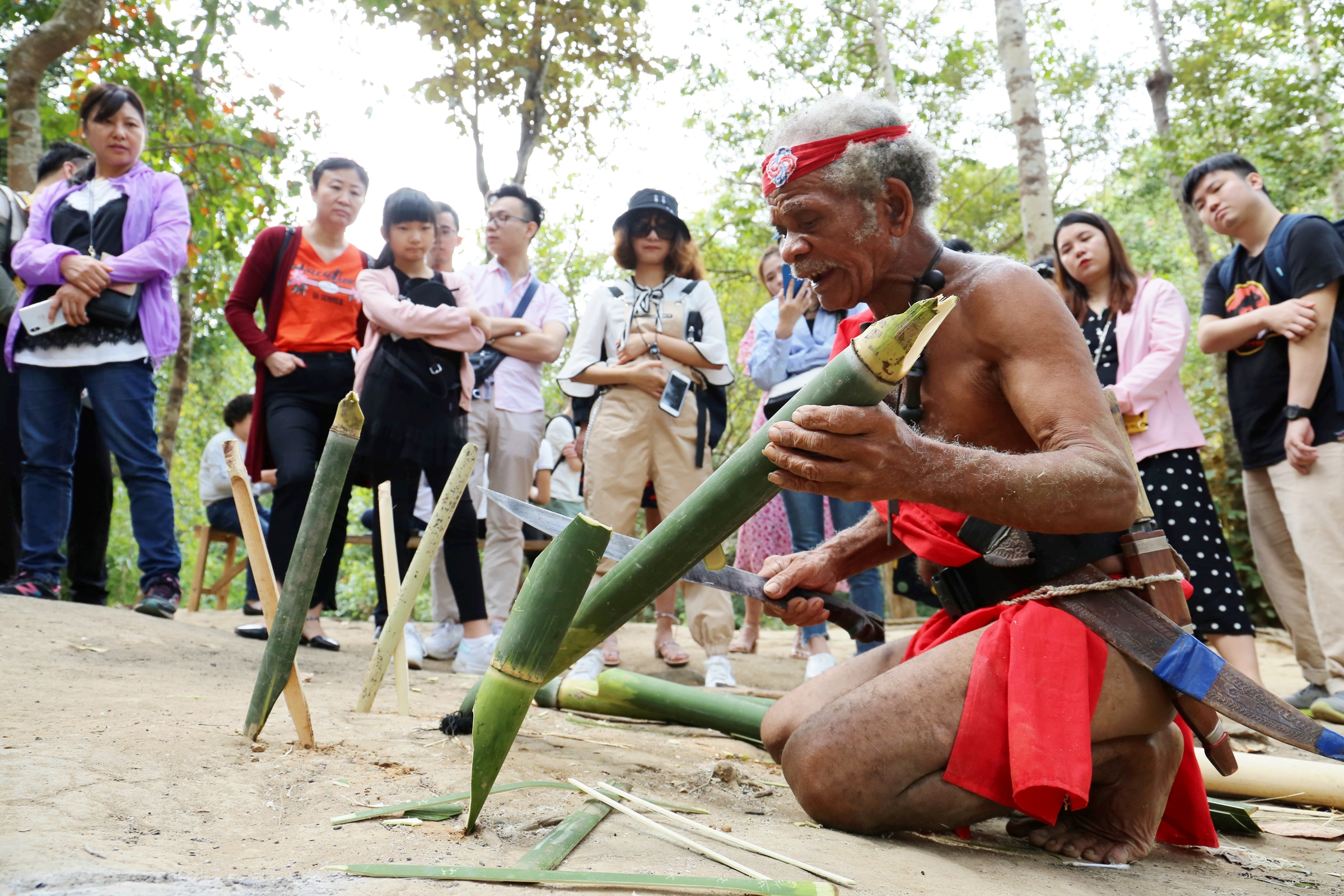 cruise passengers visit subic ayta village