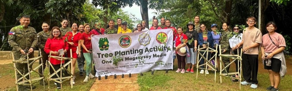 91IB, local media conduct tree-planting in&nbsp;Aurora