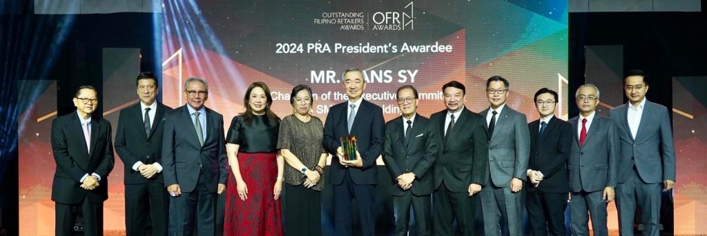 Hans Sy’s leadership in sustainability recognized at PRA Outstanding Filipino Retailers&nbsp;Awards