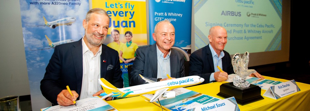 Cebu Pacific signs USD $24 billion purchase agreement with Airbus for up to 152 aircraft&nbsp;orders