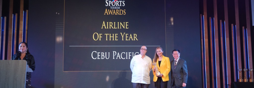 Cebu Pacific named ‘Airline of the Year’ at the Philippine Sports Tourism&nbsp;Awards