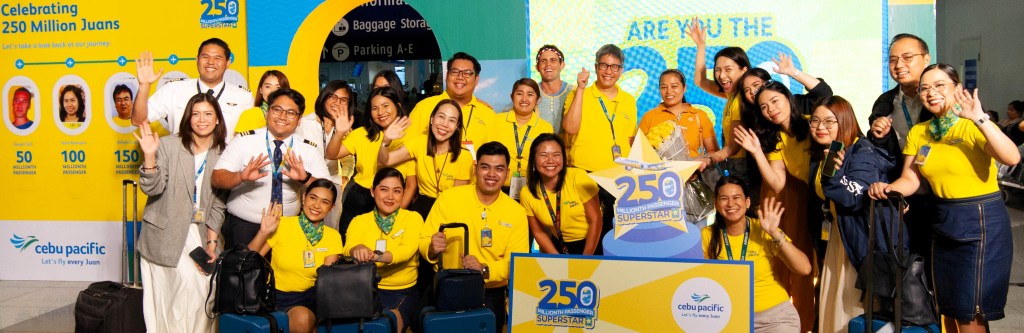 Cebu Pacific celebrates 250-millionth&nbsp;passenger