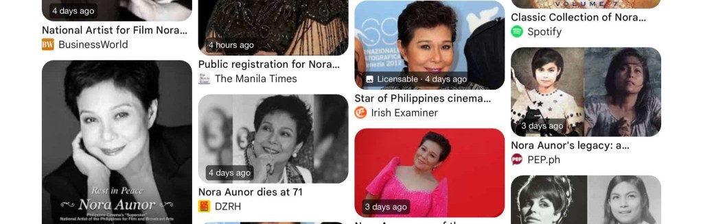 Nora Aunor: Death of an&nbsp;icon