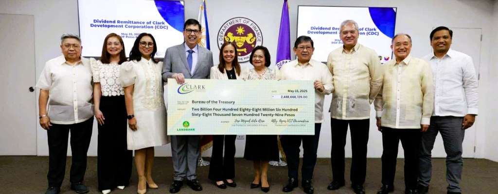 Clark remits P2.488-B in 2024 dividends; total hits P5.5-B under Marcos&nbsp;admin