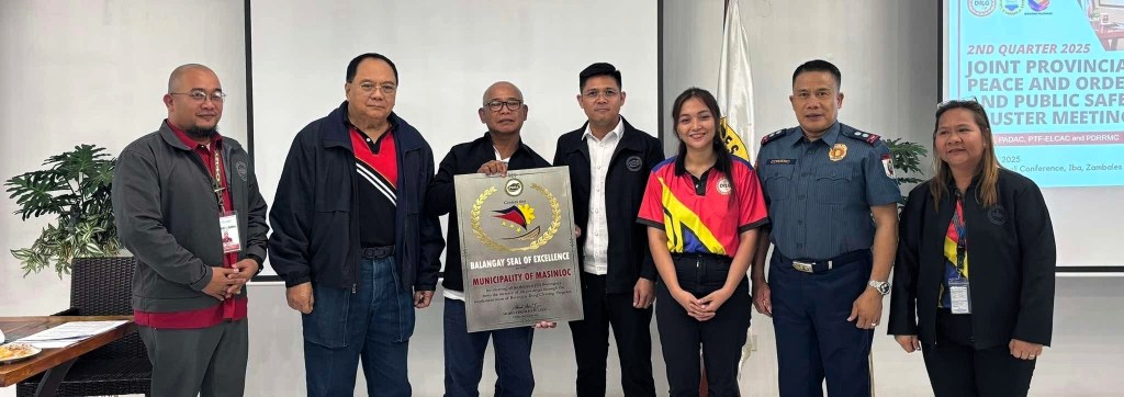 Masinloc receives PDEA drug-clearing program&nbsp;award