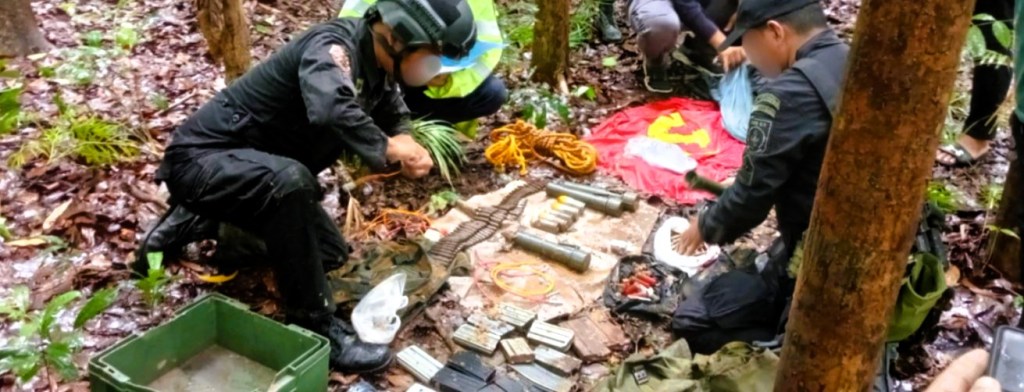 Zambales PNP seizes ammunition, explosives&nbsp;cache