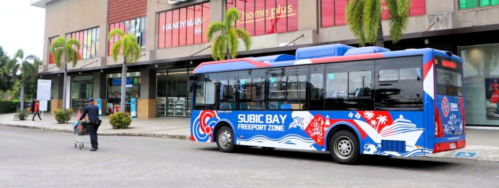 SBMA pilots e-buses in Subic&nbsp;Freeport
