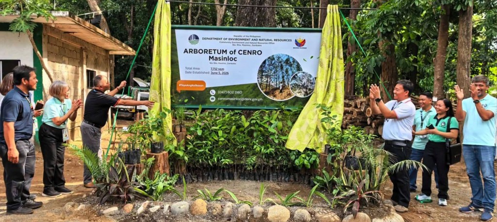 DENR puts up Masinloc arboretum to preserve native trees
