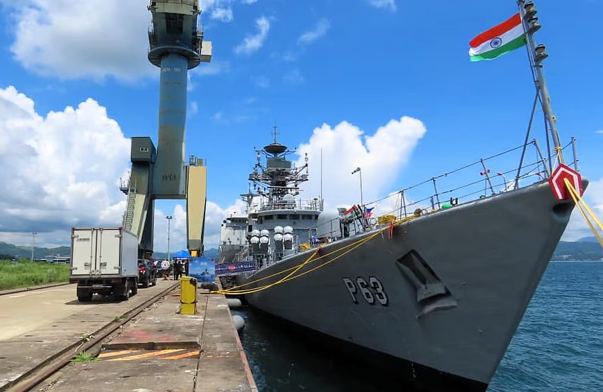 Indian warships arrive in Subic for ASEAN maritime&nbsp;drill