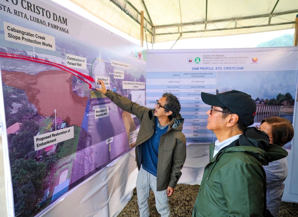 PBBM orders immediate, long-term flood control measures after Pampanga dam&nbsp;inspection